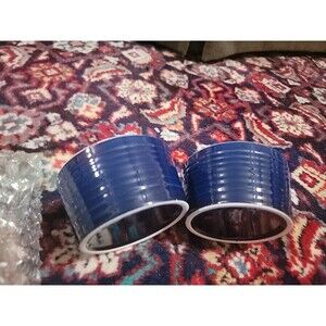 Set Of 2 Navy Blue Ramekins  Cook, Serve  & Store New 3.5"w X 2"h